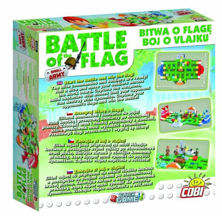 Klocki Bitwa o flagę - gra klockowa Small Army