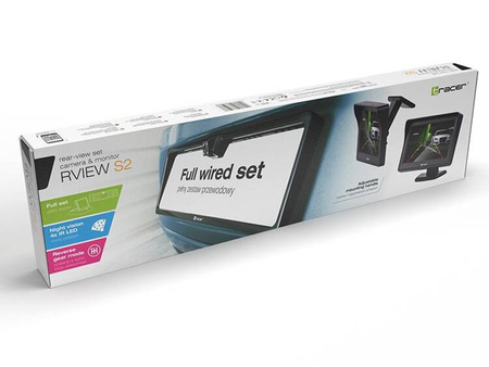Zestaw cofania kamera z monitorem Tracer RVIEW S2