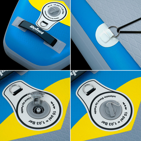 Deska SUP REBEL ACTIVE RBA4500 - niebieska