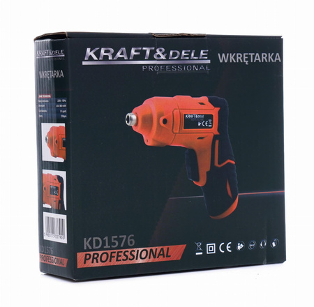 Wkrętarka AKU 800mAh KD1576 - KRAFT&DELE