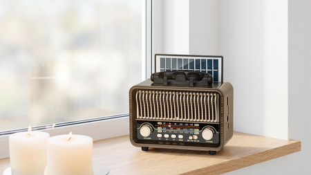 Radio przenośne analogowe solarne Kruger&Matz model KM0832