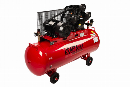 Kompresor olejowy 200L 3 Tłoki KD1474 + Seperator - KRAFT&DELE