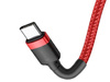 BASEUS Kabel USB-C - USB-C 2,0m Cafule PD 2.0 QC 3.0 60W (CATKLF-H09) Red