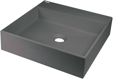 Umywalka granitowa stawiana na blat - 400x400 mm (CQR TU4S) - Deante