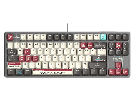 Klawiatura mechaniczna A4TECH BLOODY S87 Pixels Red USB (BLMS RED Plus Switches)