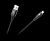 Kabel USB - USB micro REBEL 100 cm czarny