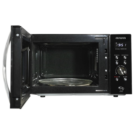 Kuchenka mikrofalowa z grillem Aiwa MW-230DGBK 800W 23L (8435256898057) - AIWA