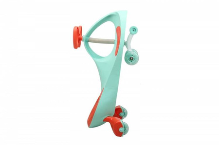 Jeździk Grawitacyjny Swing Car model 8097 Kauczukowe Koła LED mięta-malina