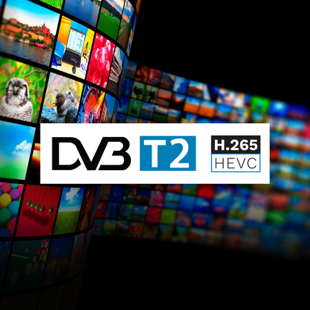 Tuner DVB-T2 HEVC H.265 mini na HDMI