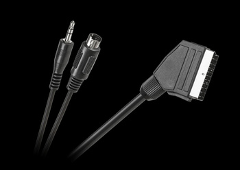 Kabel EURO-SVHS + JACK 3.5 5m