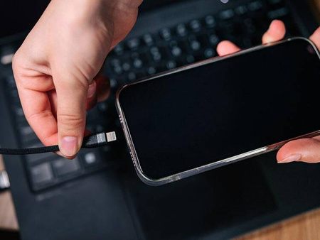 Kabel TRACER USB A - Lightning 1m BK