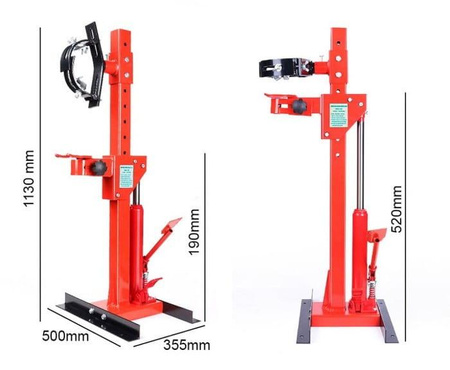 Ściągacz hydrauliczny do sprężyn 1T KD326 - KRAFT&DELE