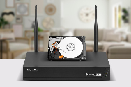 Zestaw do monitoringu WiFi Kruger&Matz Connect C200 Tuya
