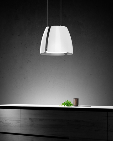 Okap wyspowy Miss W Matte Black CDW5001CM Ciarko Design