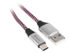 Kabel TRACER USB 2.0 TYPE-C A Male - C Male 1,0m czarno-fioletowy