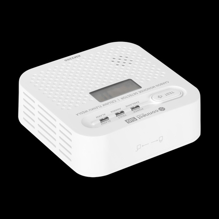 Czujnik czadu, tlenku węgla Kruger&Matz Connect S10 Tuya PN-EN50921