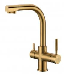 Alabama - złoty szczotkowany (mat) Blue Water