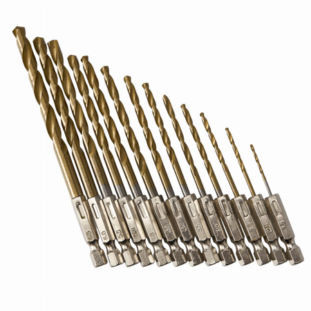 Wiertła do wkrętarki tytanowe 13szt. KD982 - KRAFT&DELE