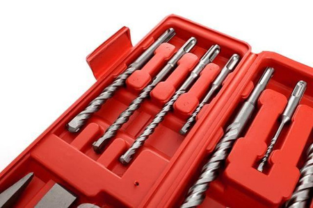 Zestaw 9 wierteł S4 + 3 dłuta SDS+ KD10206 - KRAFT&DELE