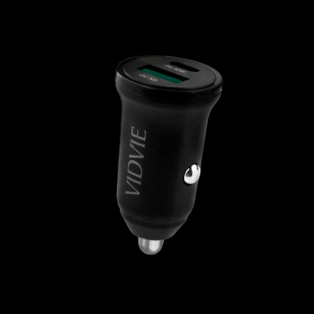 Ładowarka samochodowa 30 W USB + USB typu C z funkcją PowerDelivery i QuickCharge