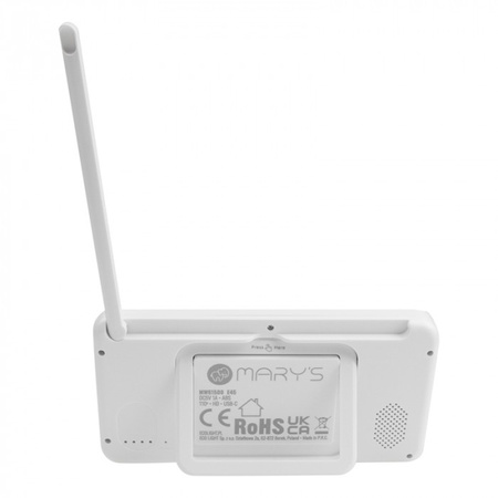 MARY'S Nania kamera elektroniczna 2w1 Królik różowy Wifi TUYA (MW61500) - Eco Light