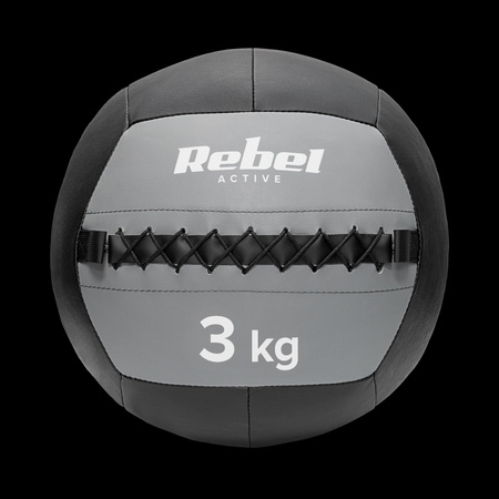 Piłka lekarska do ćwiczeń 3 kg REBEL ACTIVE
