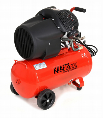 KOMPRESOR OLEJOWY SPRĘŻARKA 50L KD1484 - KRAFT&DELE