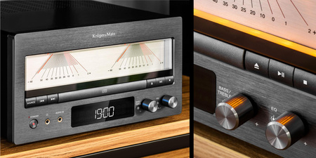 Wzmacniacz HiFi klasy A Kruger&Matz KM1995-A ( CD, USB, Bluetooth, radio cyfrowe DAB+, FM )