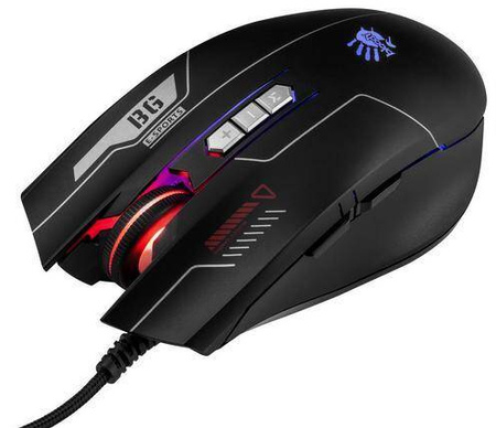 Zestaw klawiatura + mysz + podkładka A4TECH BLOODY USB B1700 Bloody Bundle Set ( B140N +ES7 + BP-50M) USB/ Esports Black (USB)