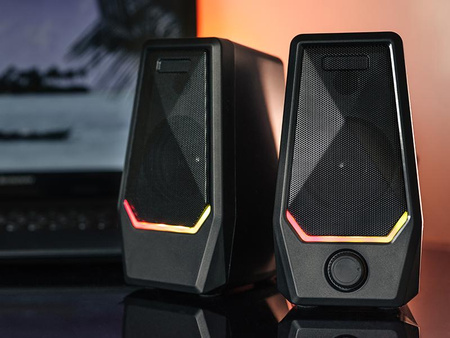 Głośniki TRACER 2.0 Loop 2 RGB USB