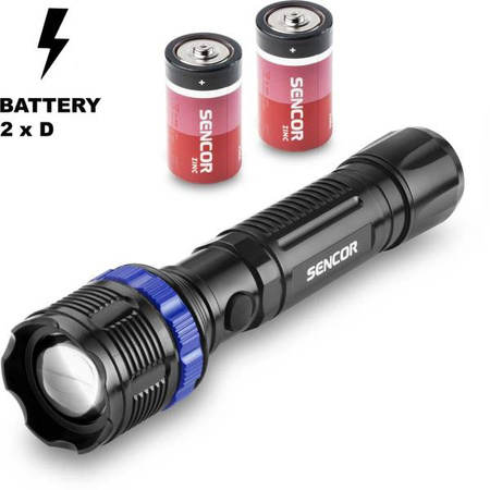 Lampa SLL 102 Latarka 1W LED 2XD SENCOR