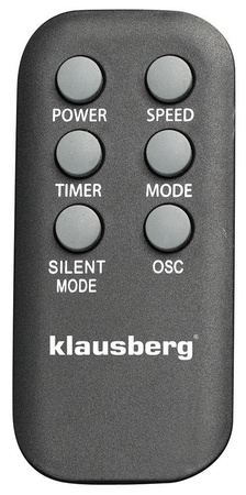 Wentylator kolumnowy z pilotem, czarny, 36 cal, Klausberg KB-7876