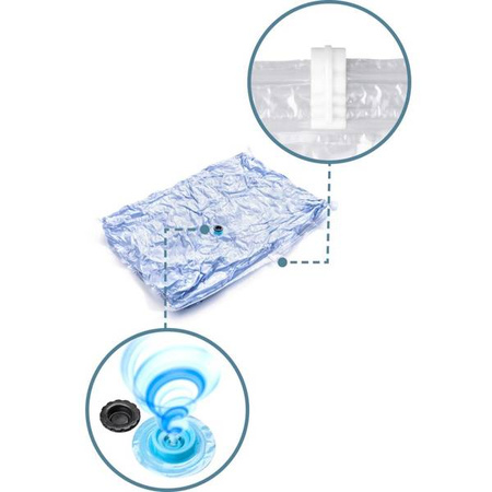 Torba LT8023 Torba próż.45x70 2szt+pomkaLAMART