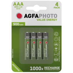 Akumulator AgfaPhoto AAA 900mAh bl./4szt
