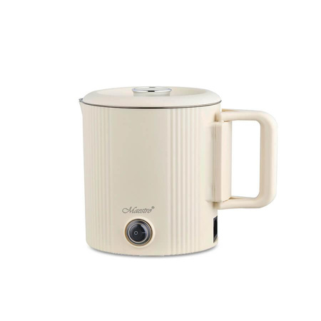 MR-009-BEIGE Czajnik elektryczny / garnek podróżny 2w1 0,8l 600W