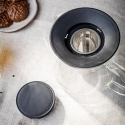 Zaparzacz szklany, tłokowy, 1l Kinghof KH-4844