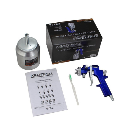 Pistolet lakierniczy 600ml KD2114 - KRAFT&DELE