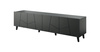 Szafka RTV ETNA 200x42x52 czarny mat