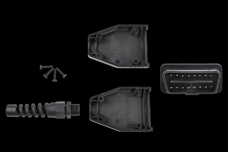 Wtyk OBD II na płytkę 66.5 x 40mm