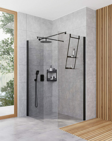 Ścianka prysznicowa / walk-in systemu Kerria Plus 80 cm (KTS N38P) - Deante