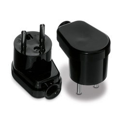 Wtyczka kątowa rozbieralna WT-16 czarna Montis MT017-C Produkt POLSKI