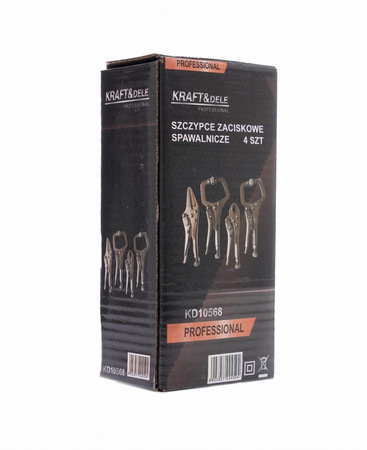 Szczypce zaciskowe spawalnicze 4szt. KD10568 - KRAFT&DELE