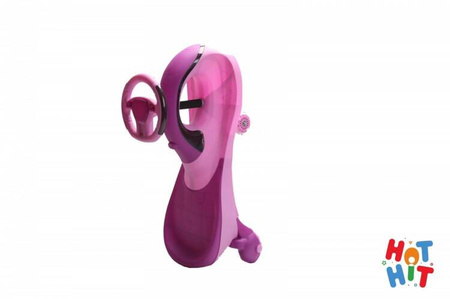 Jeździk Grawitacyjny Swing Car z muzyką i światłem różowy