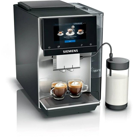Ekspres ciśnieniowy Siemens TP715R07 EQ700 (1500W; czarny)