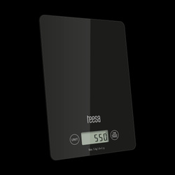 Waga kuchenna szklana czarna