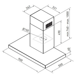 OKAP GLOBALO NIDARO 90.5 H2H WHITE