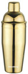 Shaker do Koktajli, w Kolorze Zlota, z Stali Nierdzewnej Klausberg KB-7649