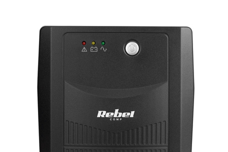 Zasilacz awaryjny UPS REBEL model Micropower 1000 ( offline, 1000VA / 600W , 230 V , 50Hz )