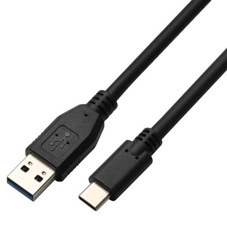 Kabel GoGEN USB-A / USB-C 1m czarny, USBAC100MM04
