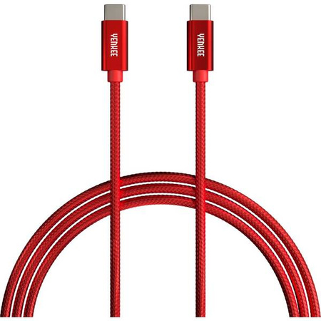 USB C KABEL YCU C101 RD Kabel USB C-C 2.0/ 1m YENKEE